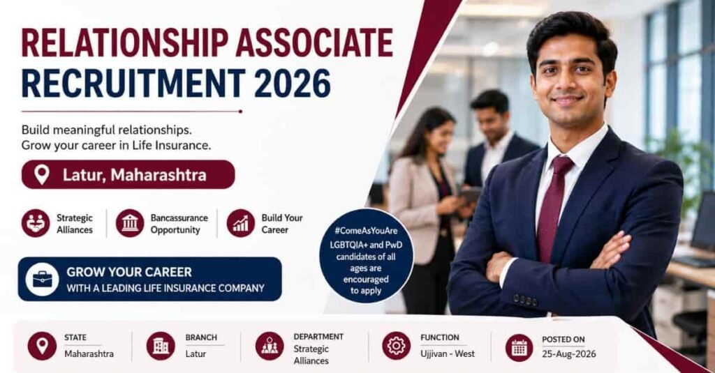 Axis Max Life Relationship Associate Recruitment 2026