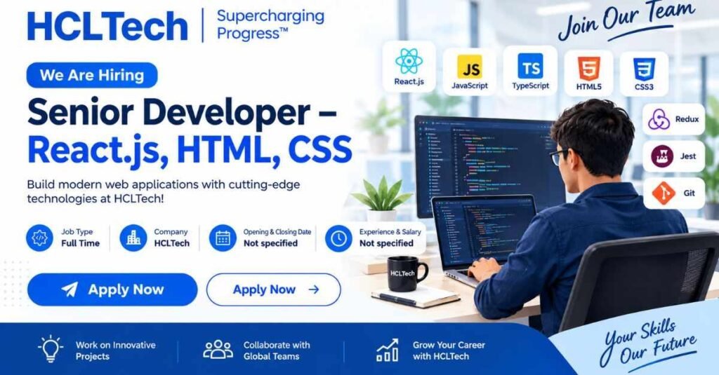 Senior React.js Developer Jobs