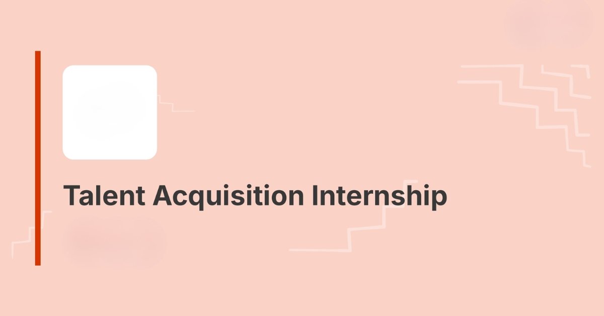 OYO Hiring Talent Acquisition Intern